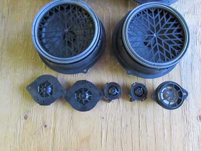 Audi OEM A4 B8 Deluxe Complete Speaker Sound System (Includes 10 Speakers) Subwoofer Tweeters4